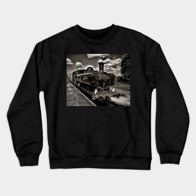 Waiting at the Station Crewneck Sweatshirt by IanWL